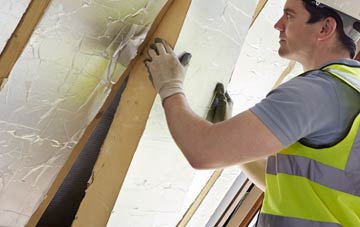 Black Pole loft insulation